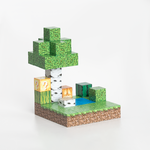 Mini les – Magnetická stavebnice (48 ks)